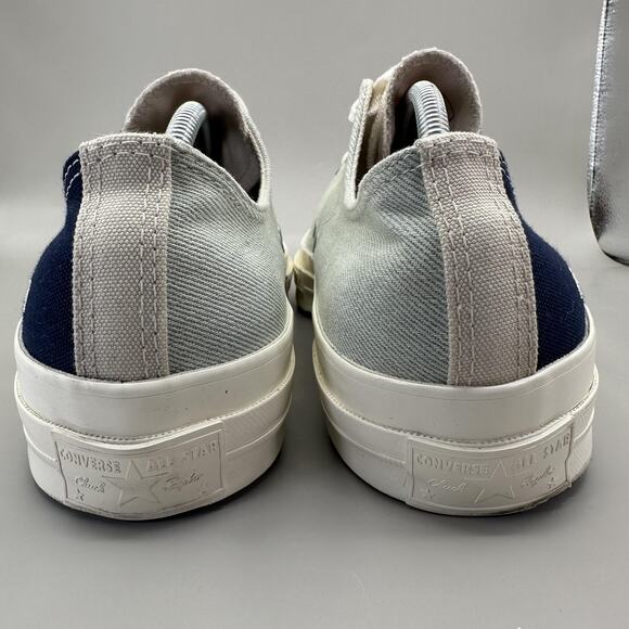 Converse Chuck 70 Taylor All Star Shoes Mens Size 10 Navy Gray Low Top By You - Picture 6 of 9